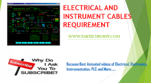 ELECTRICAL AND INSTRUMENT CABLES REQUIREMENT