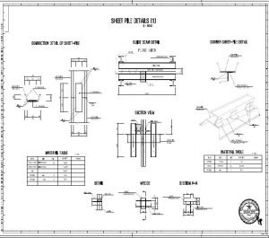 sheet pile details