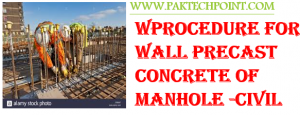 wall precast of manhole