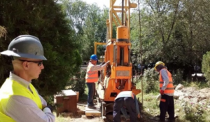 Drilling and Installation of Monitoring Wells