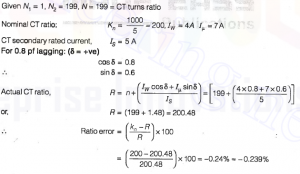 current transformer question answer