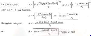 current ratio of current transformer