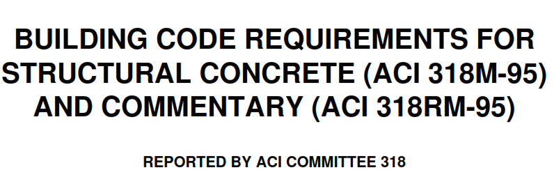 BUILDING CODE REQUIREMENTS FOR STRUCTURAL CONCRETE ACI 318M-95 Download ...