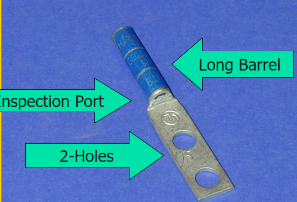 2-Hole Compression Lugs