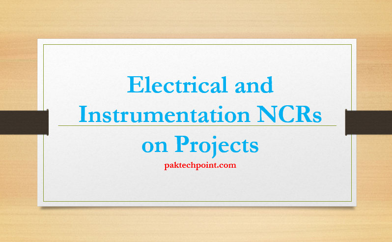 Electrical and Instrumentation NCRs on Projects, Conduit seal fittings installed where not required. conduit and instrument air piping