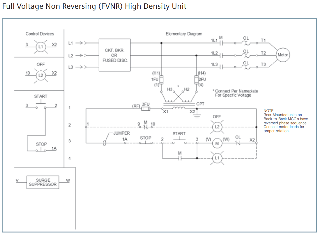 MCC Schematic Diagram