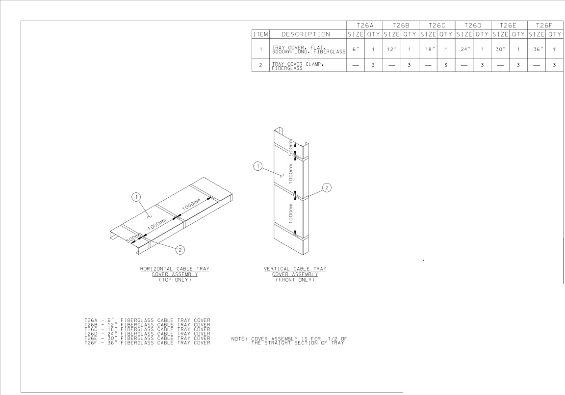 FIBERGLASS CABLE TRAY