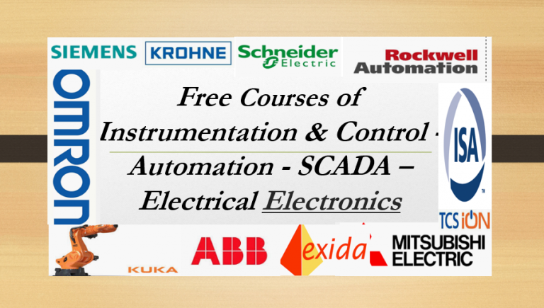 Free Courses of Electrical & Instrumentation | Control | Automation ...