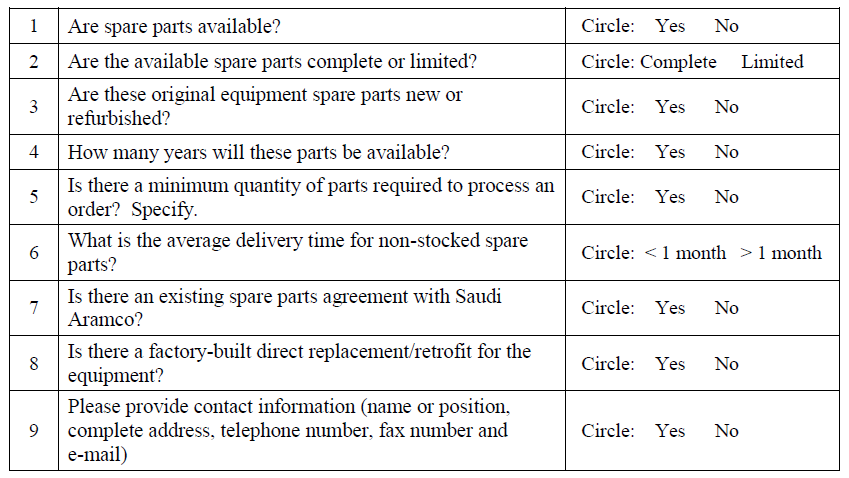 UPS Condition Assessment Criteria