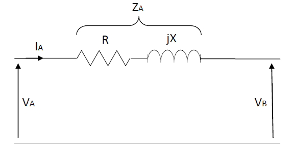 Figure 4.1 Equivalent Circuit for Voltage Drop Calculations