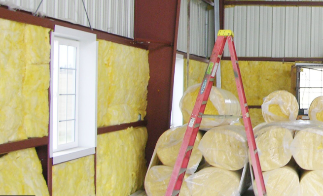 Commercial Building Insulation Installation