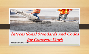 International Standards and Codes for Concrete Work