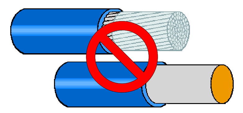 SOLDER-TINNED STRANDED WIRE SOLID WIRE 