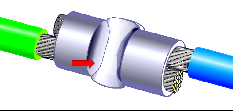 UNACCEPTABLE DEFORMED CRIMP 