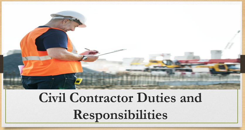 Civil Contractor Duties and Responsibilities related to topic of Subcontractor Roles and Responsibilities, Main Contractor Roles and Responsibilities Pdf, Roles of Contractor in a Project, Role of Owner in Construction Project,  Roles and Responsibilities of a Client in Construction, General Contractor Services,  General Contractor Responsibilities, Roles and Responsibilities of the Main Parties to Construction Contracts in Building