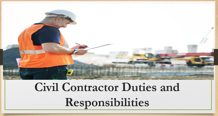 Civil Contractor Duties And Responsibilities Paktechpoint