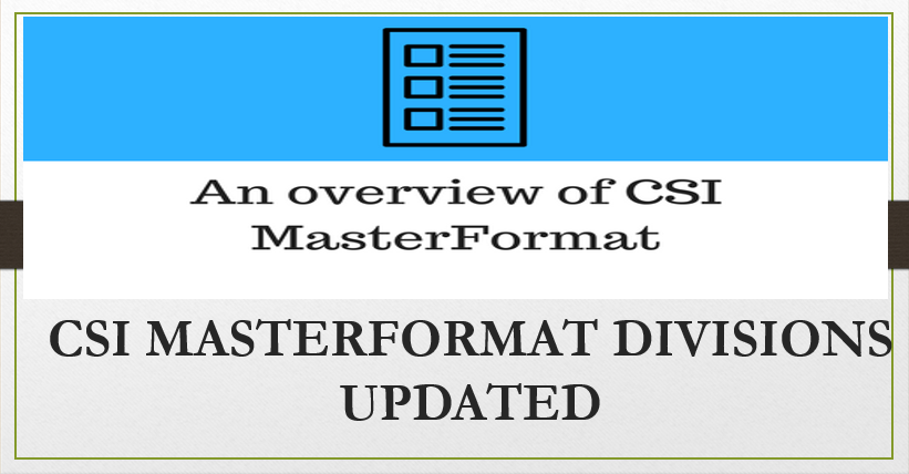csi masterformat pdf free download