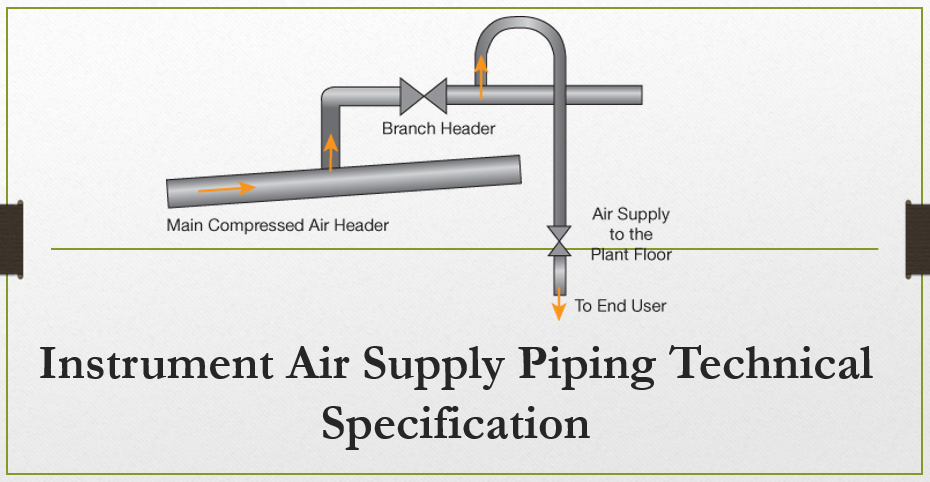 Instrument Air Supply Piping Technical Specification