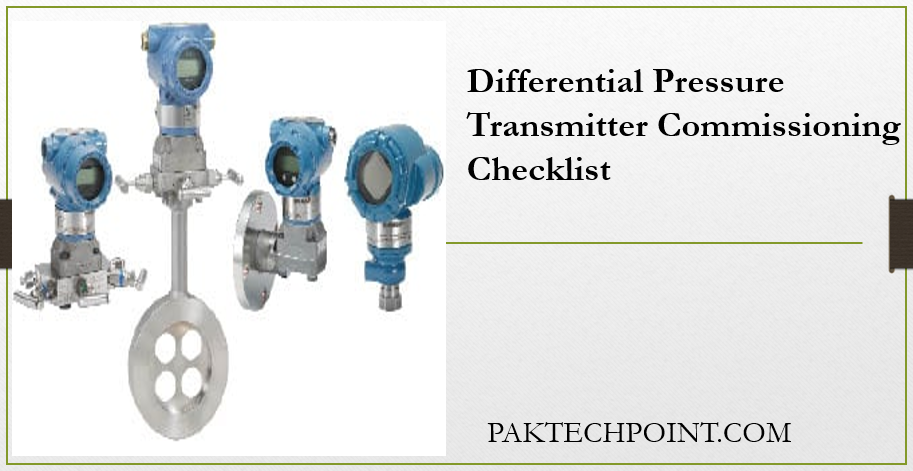 Differential Pressure Transmitter Commissioning Checklist