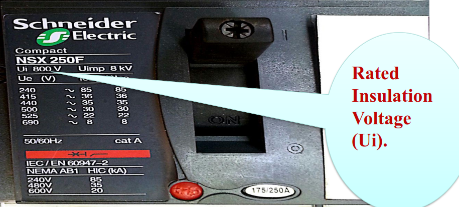 Rated Insulation Voltage (Ui).