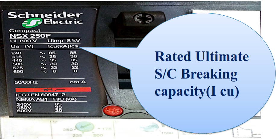 Rated Ultimate S/C Breaking capacity Icu.