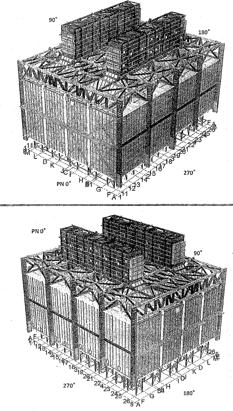 Installation of upper convection module with breeching