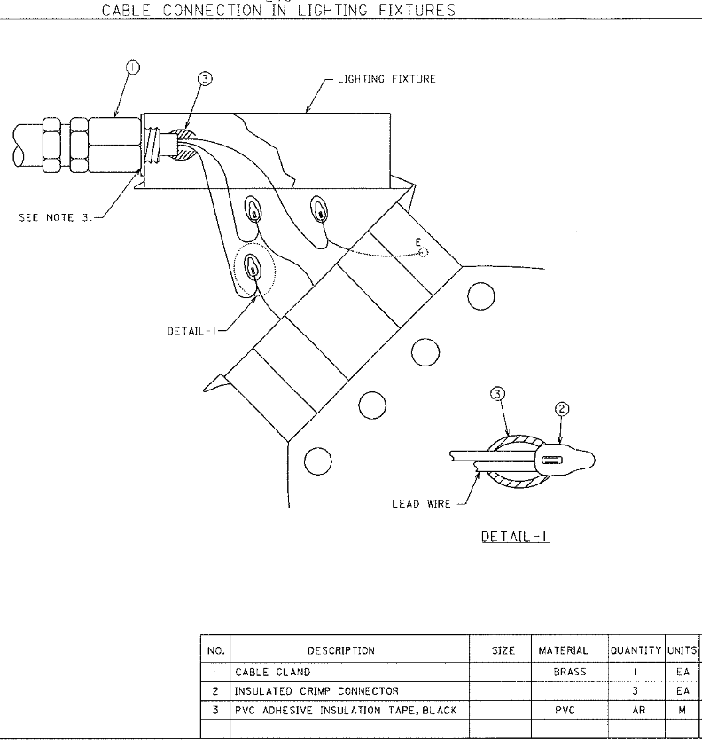 Cable Connection in Lighting Fixture