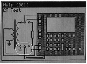 Figure.1 CT analyzer connection 