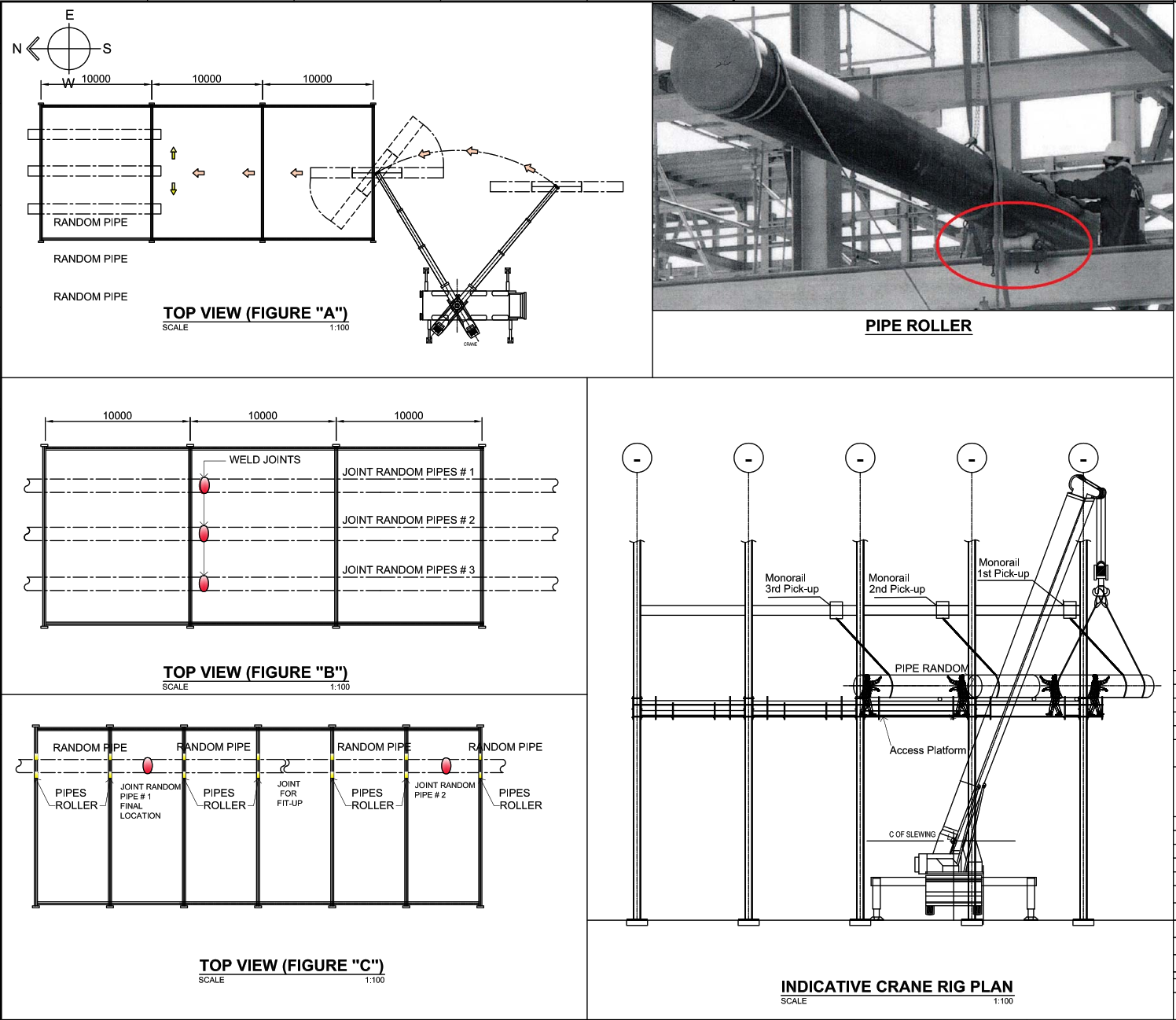 Piping Above Ground Erection Sequence