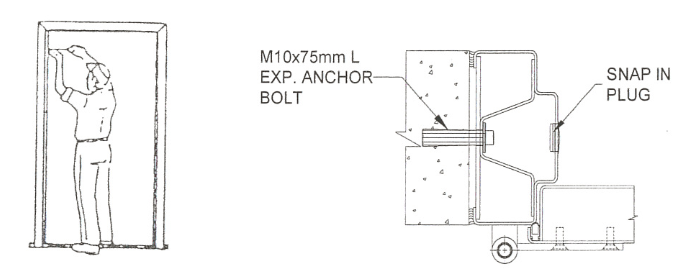 Blast Resistant Doors - Pressed Steel Frame - Installation, O&M Procedure 