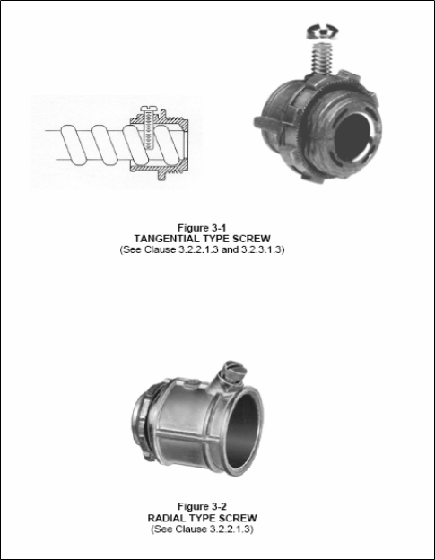 Figure 3-1 & 3-2, Tangential and Type Screw Radial – NEMA FB1