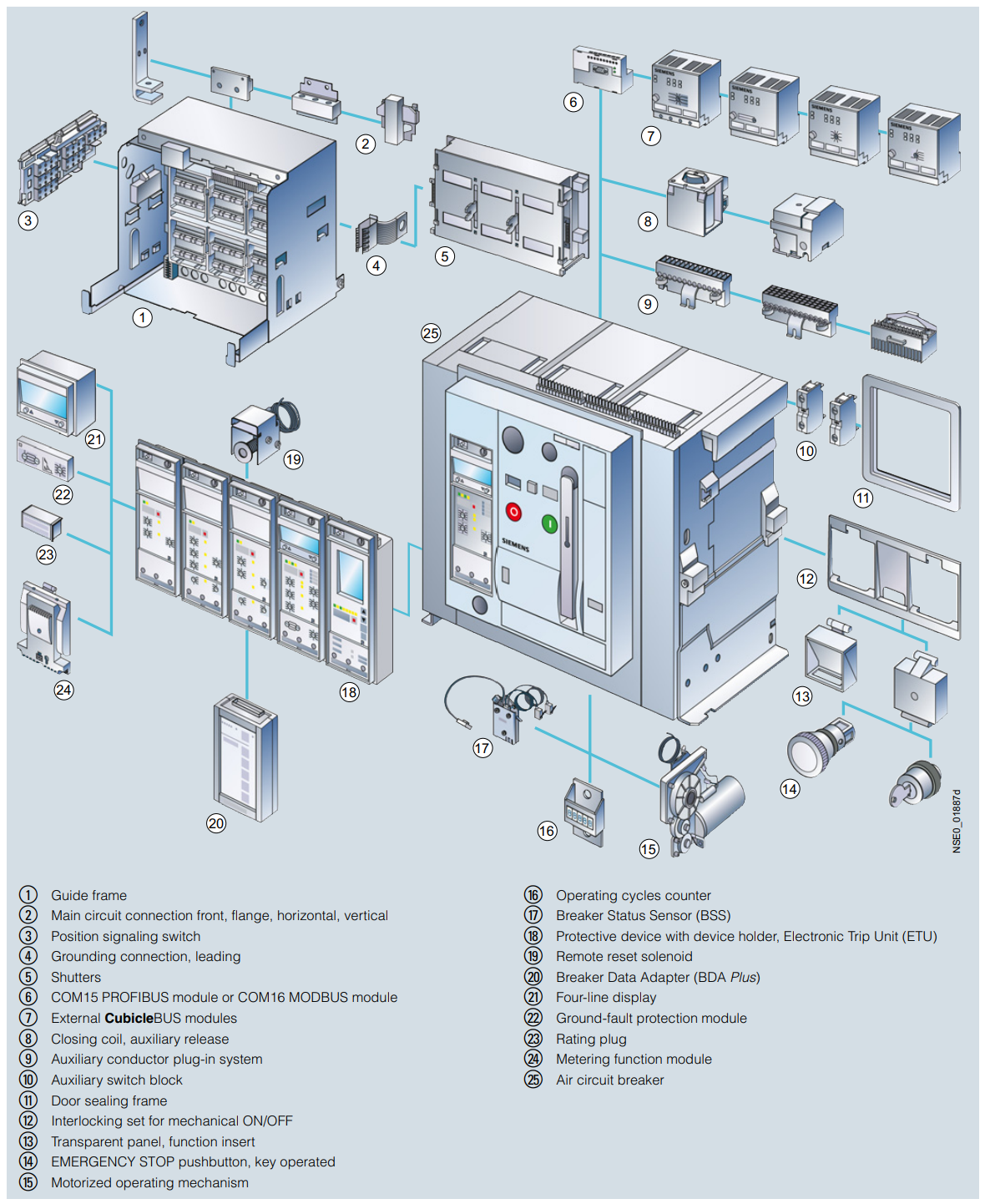 Acb Connection Rear Air Circuit Breaker (ACB) Working Principle, Construction, Types ...