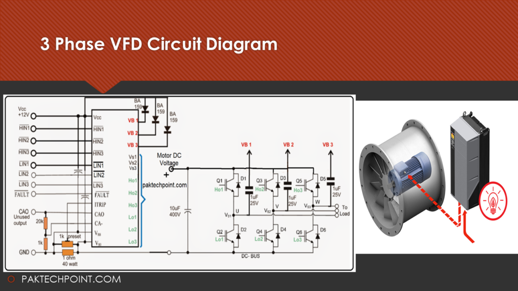 3 Phase VFD Circuit Diagram