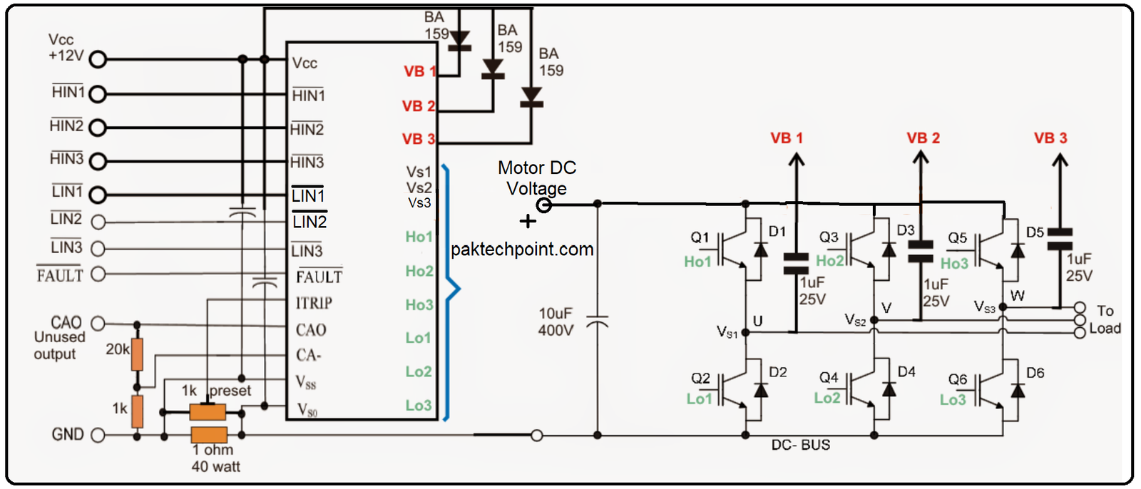 3 Phase VFD Circuit Diagram – PAKTECHPOINT