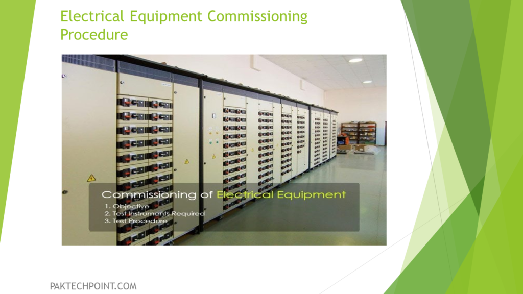 Electrical Equipment Commissioning Procedure [PDF]