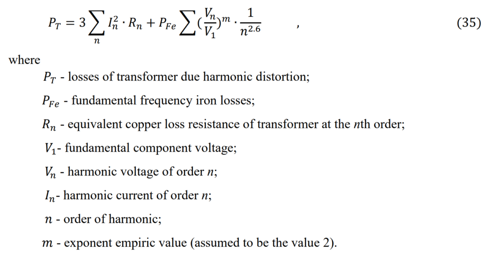 Extra Losses Due to Current Distortion: