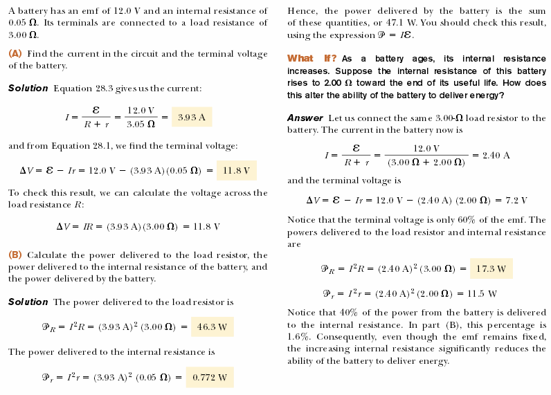 EMF Calculation Example: