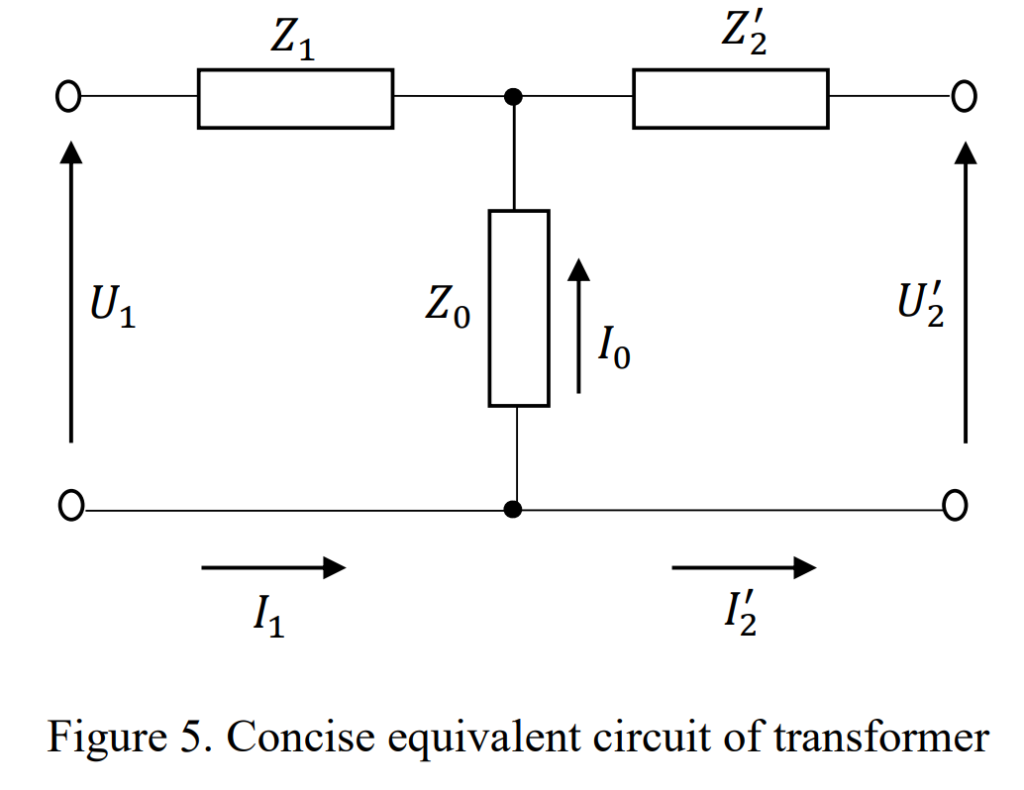  Figure 5. Concise equivalent circuit of transformer
