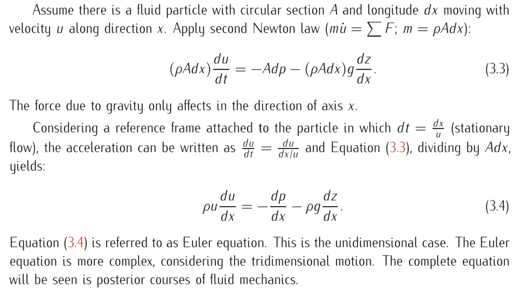 Euler Equation Derivation and Formula