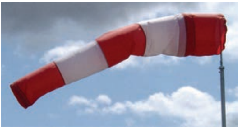 Airport’s windsocks. Airport Navigational Aids, Visual aids and Instrumental Aids