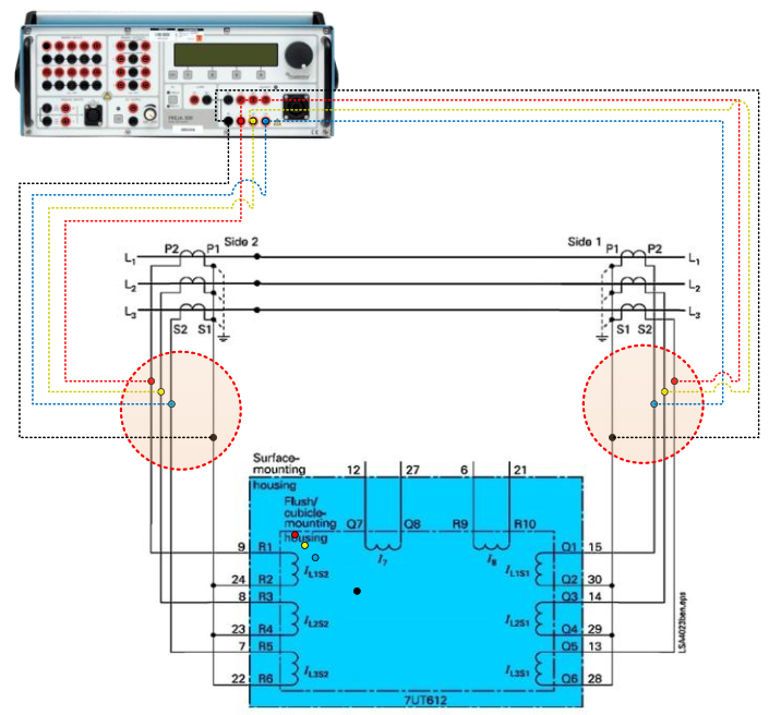 Line & Cable Differential Protection Relay Test (87L/87C) Commissioning