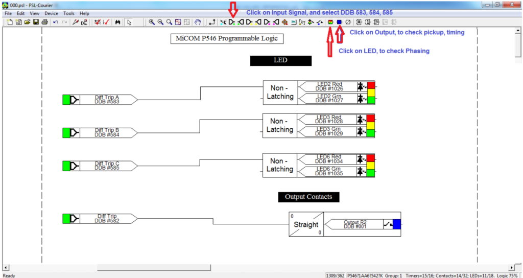 How to test Differential of MiCOM P546?