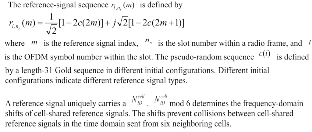 Importance of Reference Signals.