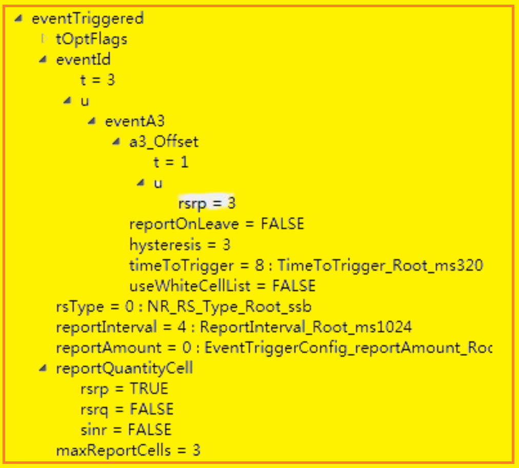 1. Measurement Control Message (RRC Reconfiguration):