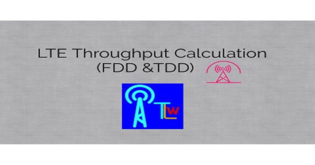 How to Calculate LTE Throughput?